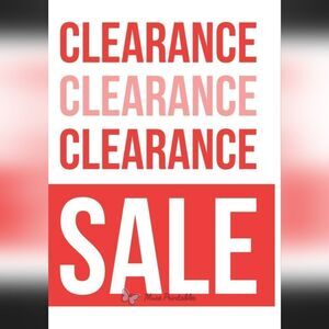 CLEARANCE SALE CLEARANCE SALE
